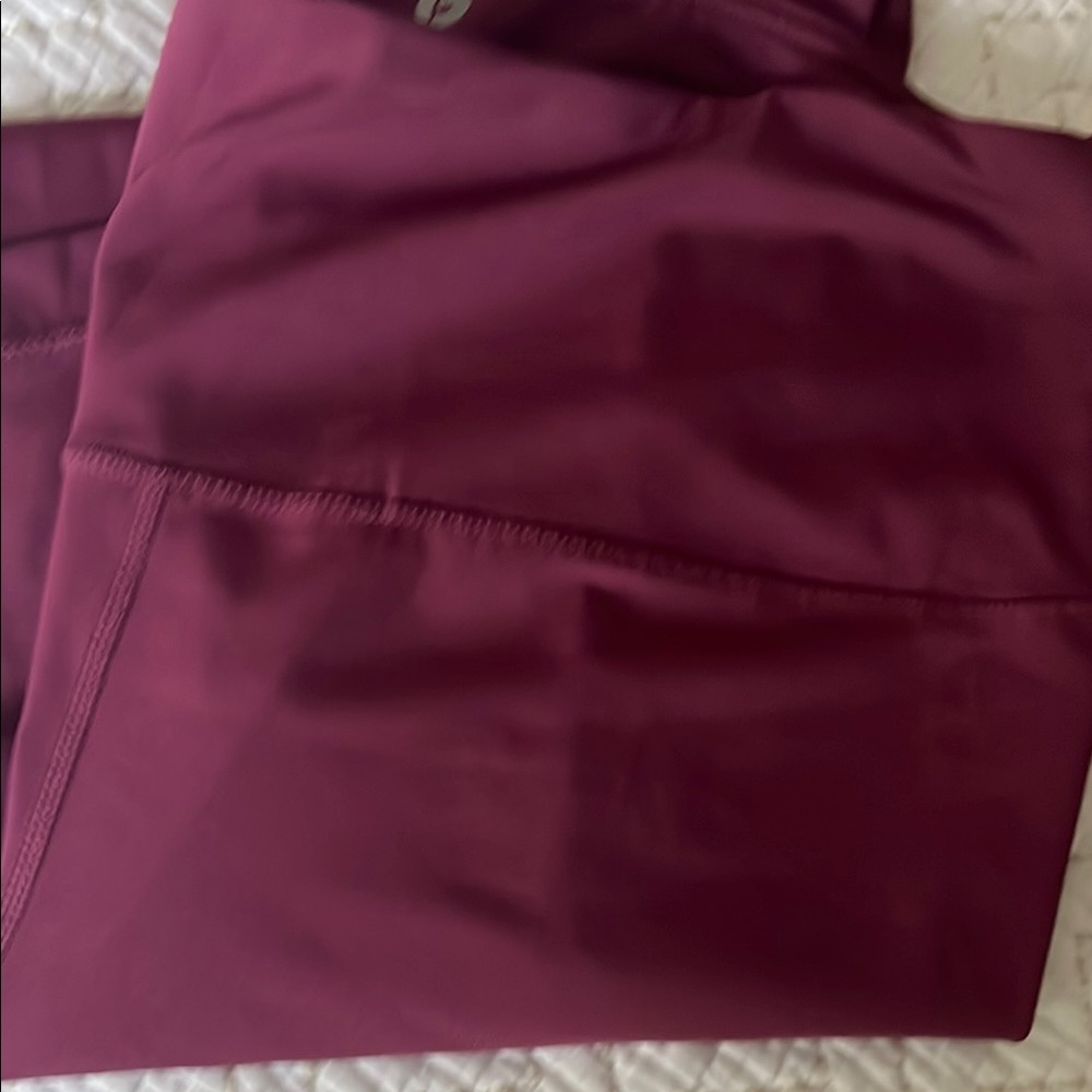 Burgundy Pink Leggings